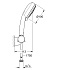 Душевой комплект GROHE Tempesta Cosmopolitan 27584002 хром
