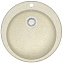 Мойка кухонная Azario Vital CS00078344 50,7х50,7см бежевый