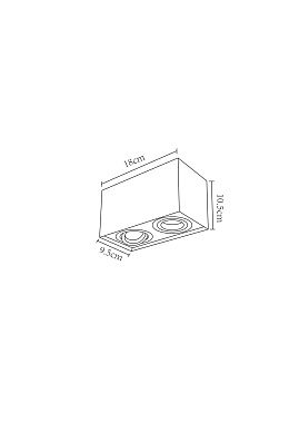 Светильник потолочный Arte Lamp FACTOR A5544PL-2WH 50Вт GU10