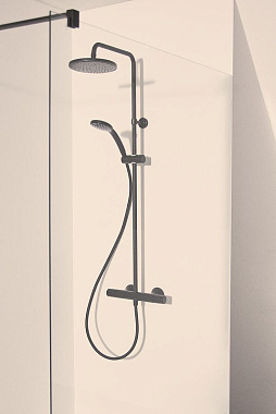 Душевая система IDEAL STANDARD IDEALRAIN ECO A7545XG чёрный