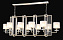 Люстра подвесная CRYSTAL LUX NICOLAS NICOLAS SP10 L1300 GOLD/WHITE 600Вт 10 лампочек E14