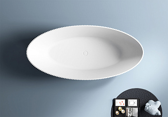 Ванна акриловая Abber AB9327 180х85см отдельностоящая