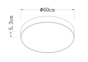 Люстра потолочная Arte Lamp ARENA A2673PL-1BK 80Вт 1 лампочек LED