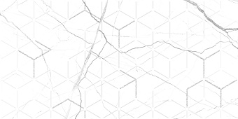 Декор Global Tile Siluet GT GT124VG белый 25х50см 0,875кв.м.