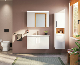 Шкаф зеркальный VITRA Core 66912 16х100х70см с подсветкой