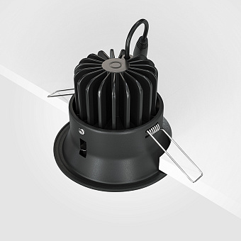 Светильник точечный встраиваемый Maytoni Yin DL031-L12W4K-B 12Вт LED