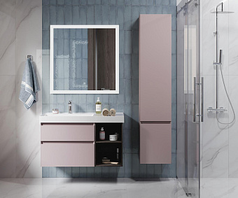 Тумба под раковину подвесная KERAMA MARAZZI CUBO CU.90Lh\MAL 47х87,8х47,5см