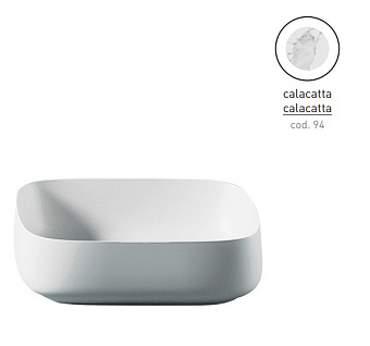 Раковина накладная ArtCeram Cognac COL008 94 00 55х35см