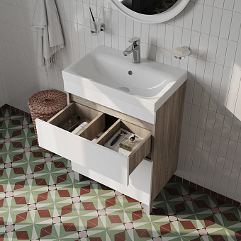 Тумба с раковиной IDDIS Zodiac ZOD6ABFi95K 37х59,2х87см