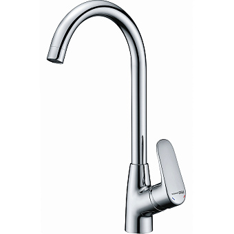 Смеситель для кухни WASSERKRAFT Vils 5607 поворотный излив хром