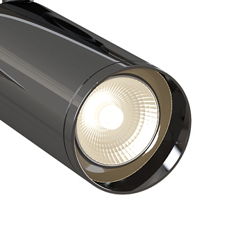 Трековый светильник Maytoni Focus TR004-1-GU10-GF 50Вт GU10 графит для однофазного трека