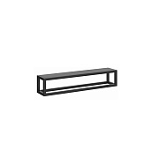 Полка в ванную прямоугольная KERAMA MARAZZI Plaza Next PL.N.sh.55\BLK 1-ярусная 11х55см чёрный