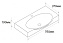 Раковина накладная SANITA LUXE Infinity INF76SLWB01 76х37см