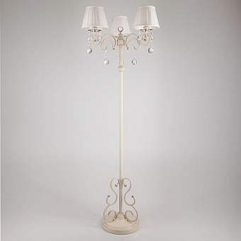 Торшер Eurosvet Ivin 12075/3F белый Strotskis 40Вт E27 3 плафонов