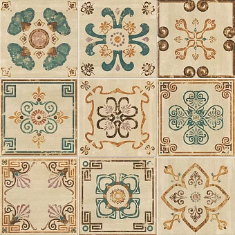 Напольная плитка MAINZU Verona PT02406 Decor Pav. 20х20см 1кв.м. неполированная