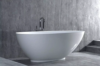 Ванна каменная SALINI PAOLA 101511G S-Sense глянцевая 160х77см отдельностоящая