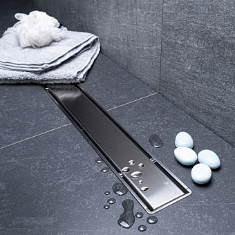 Душевой лоток Pestan 13702509 59,6х12см горизонтальный сток с решёткой и опорами