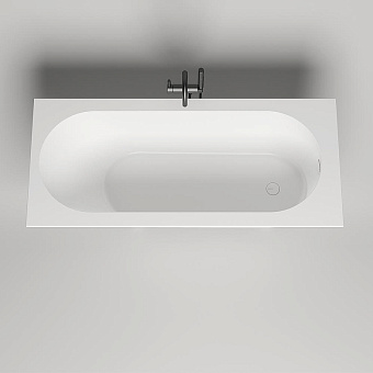 Ванна каменная SALINI ORNELLA 102422M S-Stone матовая 180х80см встраиваемая