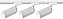 Трековый светильник Favourite Imago 4017-3U 30Вт GU10 LED белый для однофазного трека