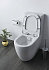 Унитаз напольный VITRA Sento 9830B003-7203 безободковый с микролифтом