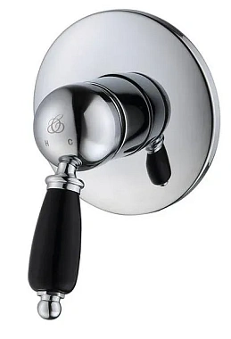 Смеситель для душа CAPRIGO ADRIA-UNO BLACK EDITION 02B-550-crm хром