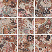 Декор MAINZU Verona PT02424 Decor Print Beige (Mix) 20х20см 1кв.м.