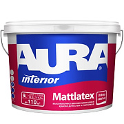 Краска универсальная матовая Aura(Eskaro) Матлатекс основа TR 9л
