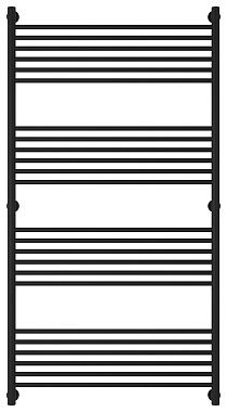 Полотенцесушитель СУНЕРЖА Богема+ прямая 31-0220-1580 чёрный матовый
