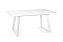 Кухонный стол раскладной AERO 90х160х75см закаленное стекло/сталь White Glass