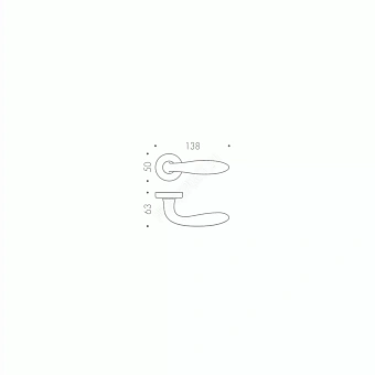 Дверная ручка нажимная COLOMBO Mach CD81 полированная латунь