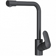 Смеситель для кухни AM-PM Like F8005722 поворотный излив чёрный