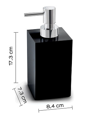 Дозатор Gedy Sofia SF80(14) чёрный матовый