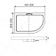 Душевой поддон RGW GWS 03150482-01R GWS-41R 120х80см