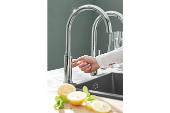 Смеситель для кухни GROHE Blue 119710 высокий излив хром