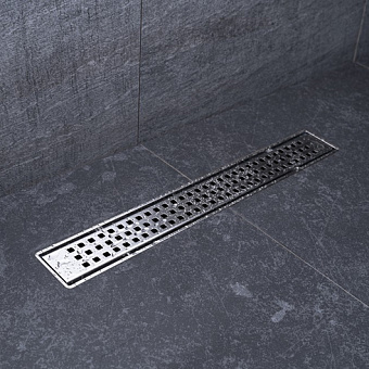 Душевой лоток Pestan 13702516 59,6х12см горизонтальный сток с решёткой и опорами