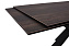 Кухонный стол раскладной AERO 90х160х76см закаленное стекло/керамика/сталь Dark Oak