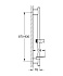 Штанга для душа GROHE 26603DL0 медь