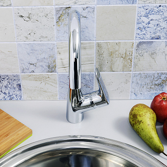 Смеситель для кухни WASSERKRAFT Vils 5607 поворотный излив хром