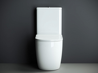 Унитаз напольный Ceramica Nova MIA CN1801 безободковый с микролифтом