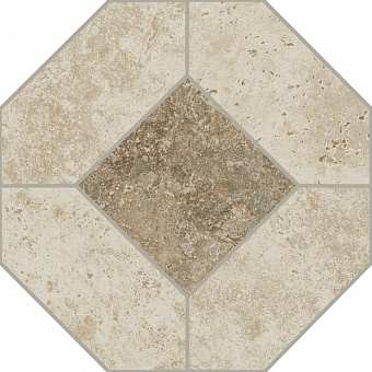 Матовый керамогранит KERAMA MARAZZI Брюссель SG244300N бежевый светлый матовый 24х24см 1,09кв.м.