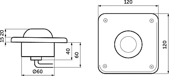 Панель смыва IDEAL STANDARD PROSYS SEPTA PRO R0138MY stainless steel