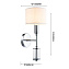 Бра Favourite Laciness 2607-1W 40Вт E14