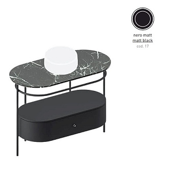 Консоль под раковину ArtCeram Flair 4.0 ACA068 17 nero matt