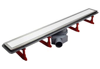 Душевой лоток Pestan 13000284,00 79,6х13,6см горизонтальный сток с решёткой и опорами