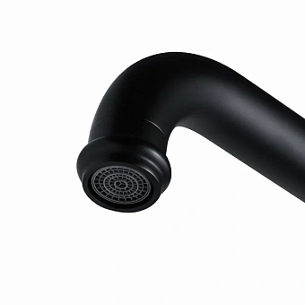 Смеситель для кухни Maxonor PL4087-7 поворотный излив чёрный
