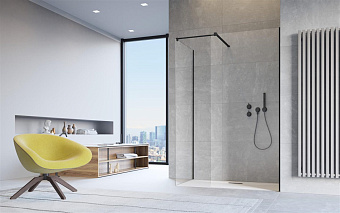 Душ кабина MODO NEW BLACK II 140*200см 389144-54-01 черный/прозрачное RADAWAY 8мм