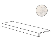 Плитка для ступеней ABK Ghost PF60004787 Gradino Top Ivory Ret 120х32см 0,384кв.м. матовая