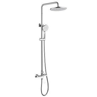 Душевая система Abber Weiss Insel AF8020W белый-хром