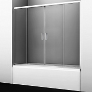 Стеклянная шторка на ванну WASSERKRAFT Lippe 45S02-170 150х170см