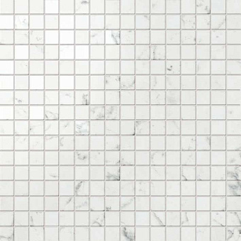 Керамическая мозаика Atlas Concord Италия MARVEL STONE AS3T Carrara Pure Mosaico Lappato 30х30см 0,9кв.м.